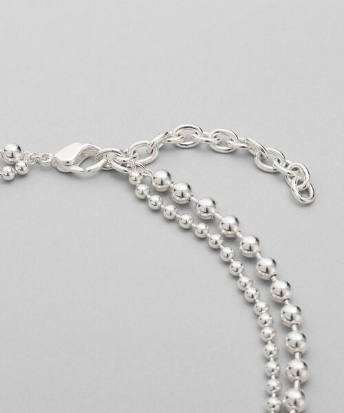 COCOSHNIK ONKITSCH / ココシュニックオンキッチュ ネックレス・ペンダント・チョーカー | シルバー ダブルボールチェーンネックレス | 詳細3