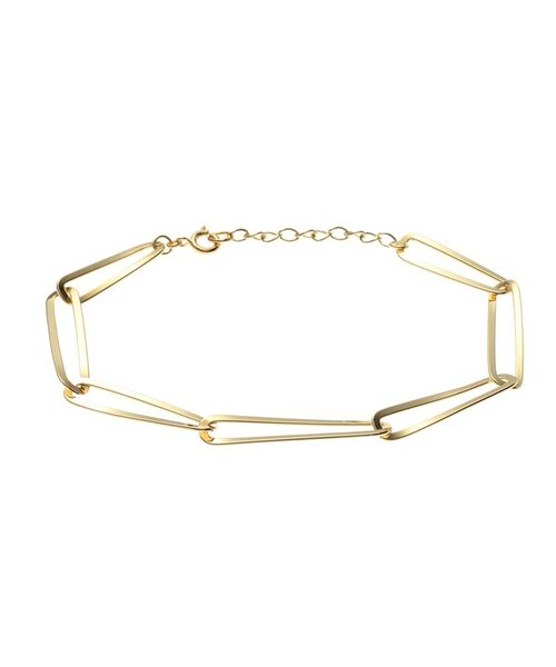 COCOSHNIK ONKITSCH / ココシュニックオンキッチュ ブレスレット・バングル | グラデーションチェーン長角 ブレスレット（ゴールド系(600)）