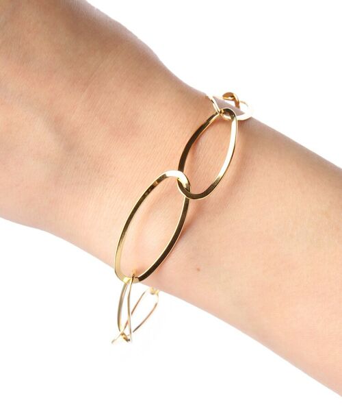 COCOSHNIK ONKITSCH / ココシュニックオンキッチュ ブレスレット・バングル | グラデーションチェーンオーバル ブレスレット | 詳細4