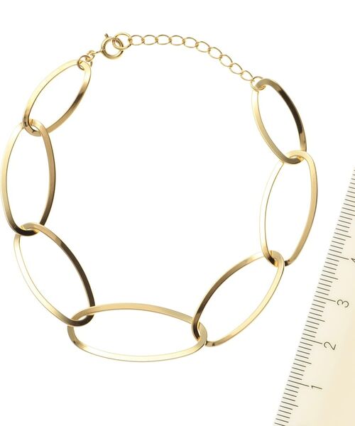 COCOSHNIK ONKITSCH / ココシュニックオンキッチュ ブレスレット・バングル | グラデーションチェーンオーバル ブレスレット | 詳細6