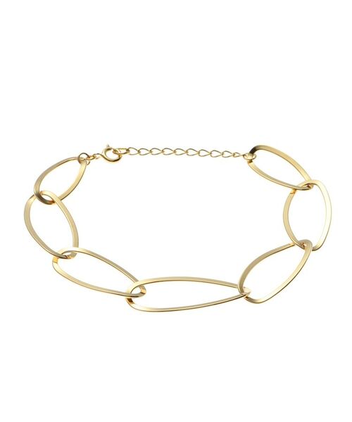COCOSHNIK ONKITSCH / ココシュニックオンキッチュ ブレスレット・バングル | グラデーションチェーンオーバル ブレスレット（ゴールド系(600)）