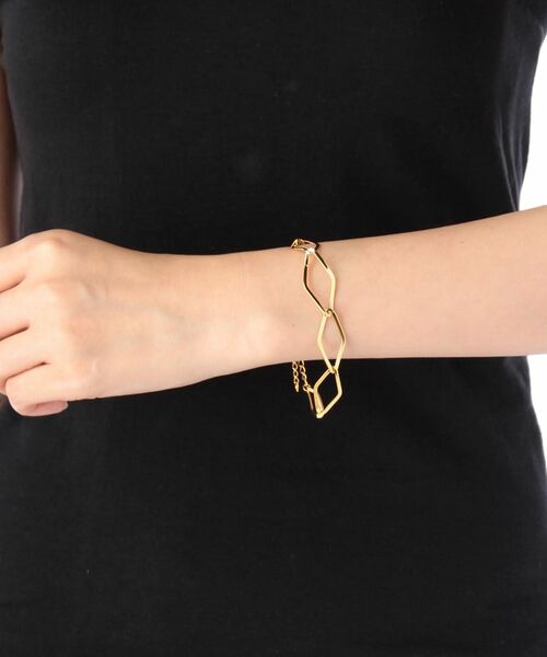 COCOSHNIK ONKITSCH / ココシュニックオンキッチュ ブレスレット・バングル | グラデーションチェーン菱形 ブレスレット | 詳細5