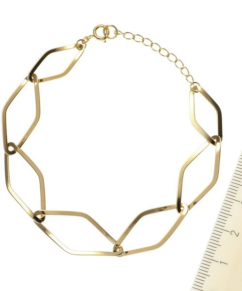 COCOSHNIK ONKITSCH / ココシュニックオンキッチュ ブレスレット・バングル | グラデーションチェーン菱形 ブレスレット | 詳細6