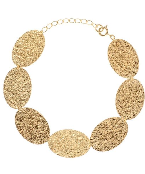 COCOSHNIK ONKITSCH / ココシュニックオンキッチュ ブレスレット・バングル | テクスチャープレートオーバル連続 ブレスレット | 詳細2