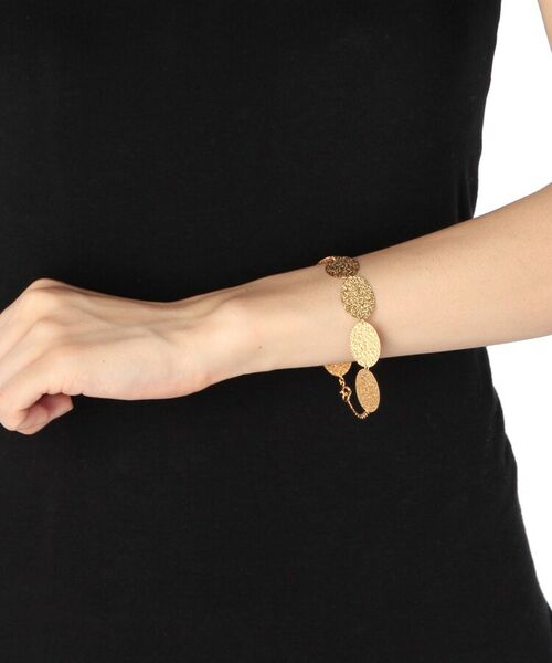 COCOSHNIK ONKITSCH / ココシュニックオンキッチュ ブレスレット・バングル | テクスチャープレートオーバル連続 ブレスレット | 詳細5