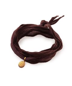 COCOSHNIK ONKITSCH / ココシュニックオンキッチュ ブレスレット・バングル | シルクリボンブレスレット(茶)