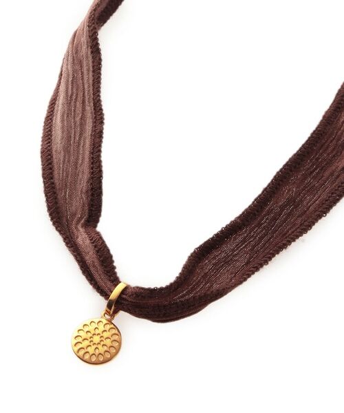 COCOSHNIK ONKITSCH / ココシュニックオンキッチュ ブレスレット・バングル | シルクリボンブレスレット(茶) | 詳細2