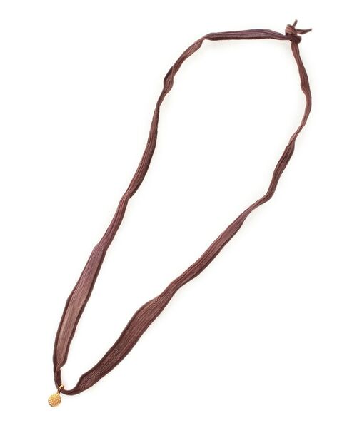COCOSHNIK ONKITSCH / ココシュニックオンキッチュ ブレスレット・バングル | シルクリボンブレスレット(茶) | 詳細3