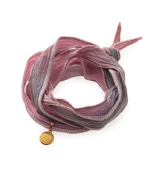 COCOSHNIK ONKITSCH / ココシュニックオンキッチュ ブレスレット・バングル | シルクリボンブレスレット(ピンク) | 詳細1