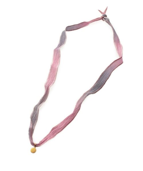 COCOSHNIK ONKITSCH / ココシュニックオンキッチュ ブレスレット・バングル | シルクリボンブレスレット(ピンク) | 詳細3