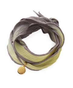 COCOSHNIK ONKITSCH / ココシュニックオンキッチュ ブレスレット・バングル | シルクリボンブレスレット(黄)