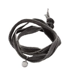 COCOSHNIK ONKITSCH / ココシュニックオンキッチュ ブレスレット・バングル | シルクリボンブレスレット(グレー)