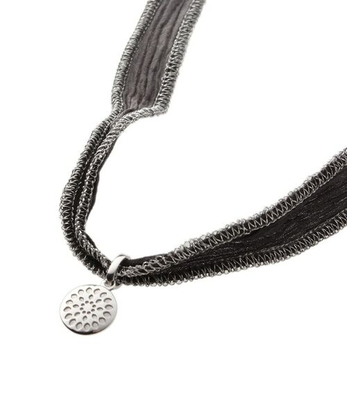 COCOSHNIK ONKITSCH / ココシュニックオンキッチュ ブレスレット・バングル | シルクリボンブレスレット(グレー) | 詳細2