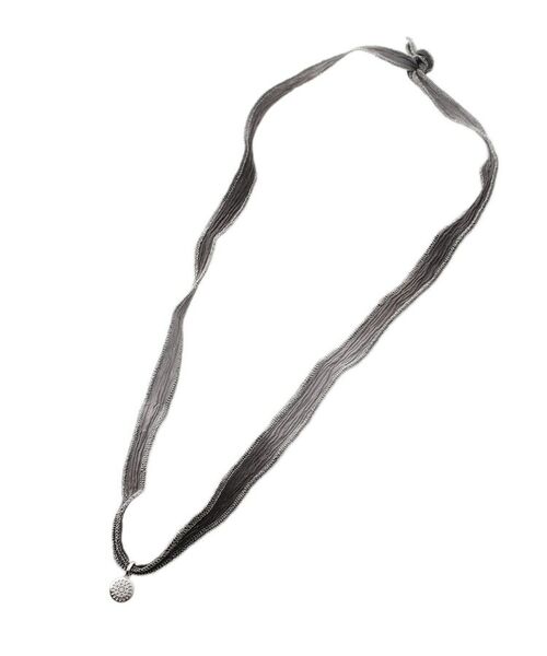 COCOSHNIK ONKITSCH / ココシュニックオンキッチュ ブレスレット・バングル | シルクリボンブレスレット(グレー) | 詳細3