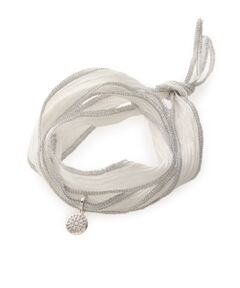 COCOSHNIK ONKITSCH / ココシュニックオンキッチュ ブレスレット・バングル | シルクリボンブレスレット(白)