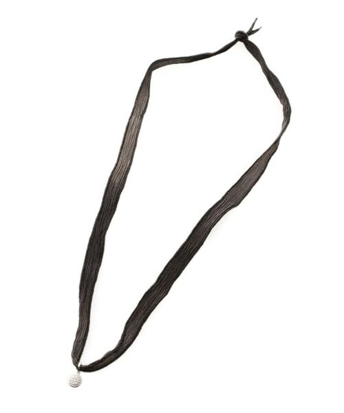 COCOSHNIK ONKITSCH / ココシュニックオンキッチュ ブレスレット・バングル | シルクリボンブレスレット(黒) | 詳細3