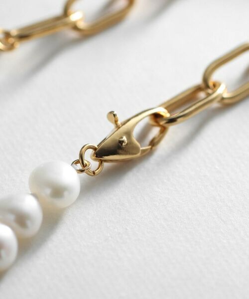 COCOSHNIK ONKITSCH / ココシュニックオンキッチュ ブレスレット・バングル | シルバー バロックパール チェーンミックス ブレスレットＳ GP | 詳細2