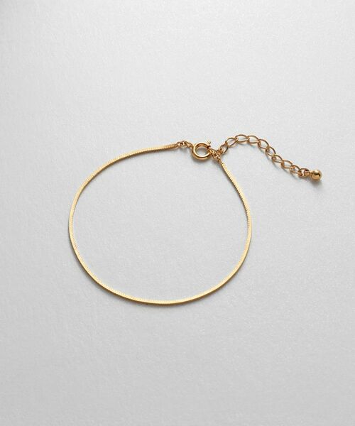 COCOSHNIK ONKITSCH / ココシュニックオンキッチュ ブレスレット・バングル | シルバー デザインチェーン コンパクトブレスレット GP | 詳細4