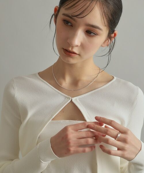 COCOSHNIK ONKITSCH / ココシュニックオンキッチュ ブレスレット・バングル | シルバー デザインチェーン コンパクトブレスレット | 詳細10