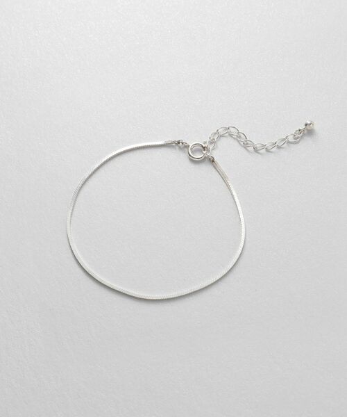 COCOSHNIK ONKITSCH / ココシュニックオンキッチュ ブレスレット・バングル | シルバー デザインチェーン コンパクトブレスレット | 詳細4