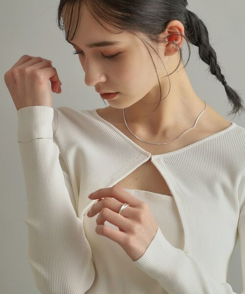 COCOSHNIK ONKITSCH / ココシュニックオンキッチュ ブレスレット・バングル | シルバー デザインチェーン コンパクトブレスレット | 詳細9