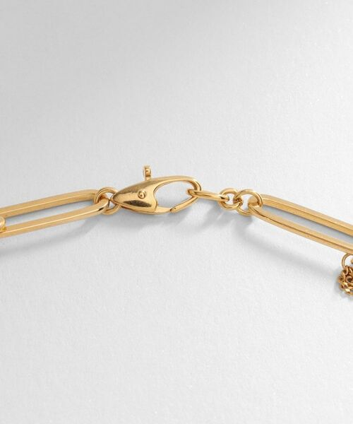 COCOSHNIK ONKITSCH / ココシュニックオンキッチュ ブレスレット・バングル | シルバー ミックスチェーン フラットカーブ スルー ブレスレット GP | 詳細3