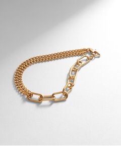 COCOSHNIK ONKITSCH / ココシュニックオンキッチュ ブレスレット・バングル | シルバー ミックスチェーン ケーブルカーブ ドレープ ブレスレット GP