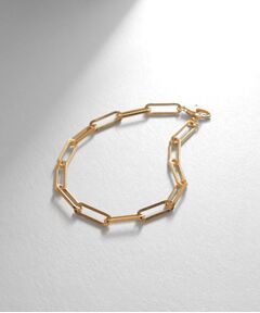 COCOSHNIK ONKITSCH / ココシュニックオンキッチュ ブレスレット・バングル | シルバー デザインチェーン フラットケーブルブレスレット（17㎝） GP