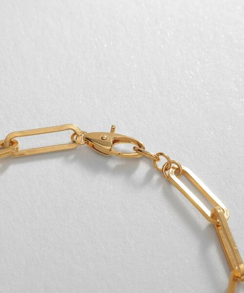 COCOSHNIK ONKITSCH / ココシュニックオンキッチュ ブレスレット・バングル | シルバー デザインチェーン フラットケーブルブレスレット（17㎝） GP | 詳細3