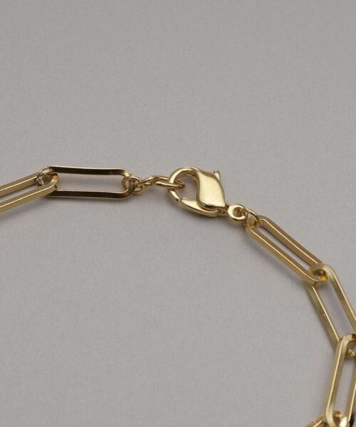 COCOSHNIK ONKITSCH / ココシュニックオンキッチュ ブレスレット・バングル | シルバー デザインチェーン フラットケーブルブレスレット（17㎝） GP | 詳細4