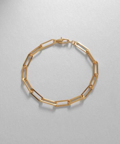COCOSHNIK ONKITSCH / ココシュニックオンキッチュ ブレスレット・バングル | シルバー デザインチェーン フラットケーブルブレスレット（17㎝） GP | 詳細5