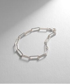 COCOSHNIK ONKITSCH / ココシュニックオンキッチュ ブレスレット・バングル | シルバー デザインチェーン フラットケーブルブレスレット（17cm）