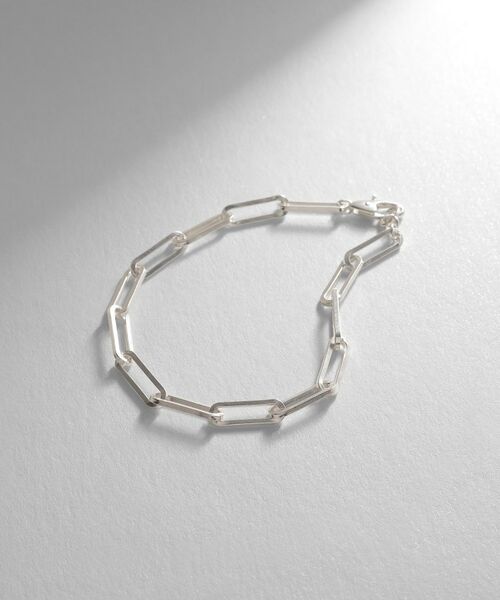COCOSHNIK ONKITSCH / ココシュニックオンキッチュ ブレスレット・バングル | シルバー デザインチェーン フラットケーブルブレスレット（17cm）（シルバー(600)）