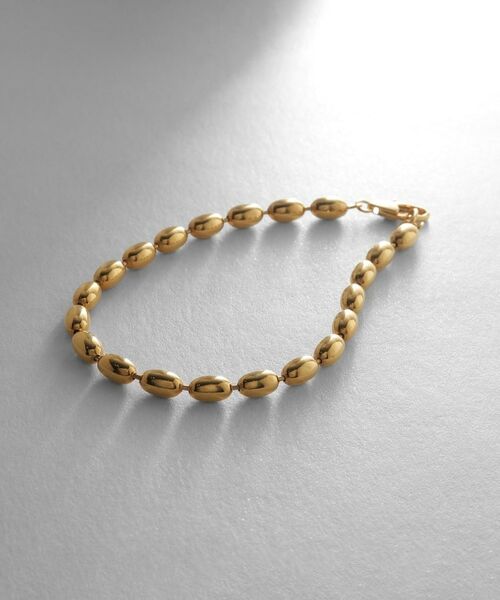 COCOSHNIK ONKITSCH / ココシュニックオンキッチュ ブレスレット・バングル | シルバー デザインチェーン オーバルボールL ブレスレット GP | 詳細1