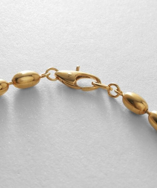 COCOSHNIK ONKITSCH / ココシュニックオンキッチュ ブレスレット・バングル | シルバー デザインチェーン オーバルボールL ブレスレット GP | 詳細3