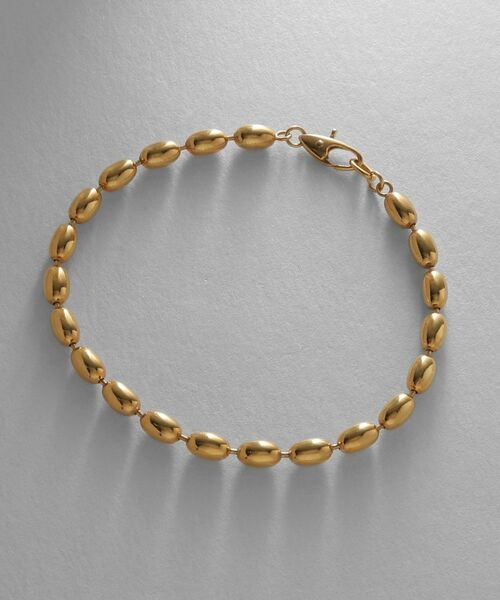 COCOSHNIK ONKITSCH / ココシュニックオンキッチュ ブレスレット・バングル | シルバー デザインチェーン オーバルボールL ブレスレット GP | 詳細4