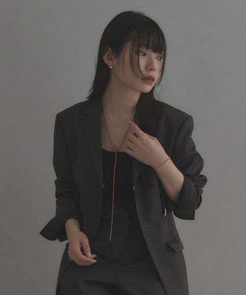 COCOSHNIK ONKITSCH / ココシュニックオンキッチュ ブレスレット・バングル | シルバー デザインチェーン オーバルボールL ブレスレット GP | 詳細6