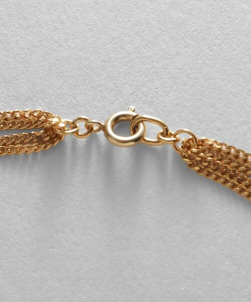 COCOSHNIK ONKITSCH / ココシュニックオンキッチュ ブレスレット・バングル | シルバー カーブチェーン レイヤード ブレスレット GP | 詳細3