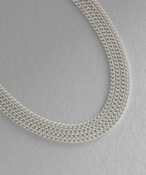 COCOSHNIK ONKITSCH / ココシュニックオンキッチュ ブレスレット・バングル | シルバー カーブチェーン レイヤード ブレスレット | 詳細2