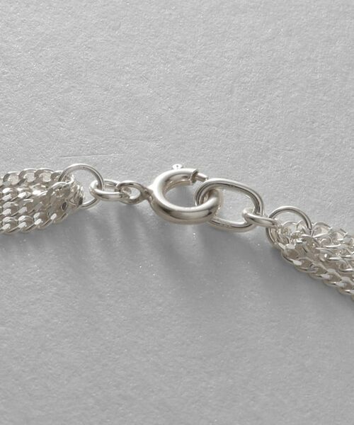 COCOSHNIK ONKITSCH / ココシュニックオンキッチュ ブレスレット・バングル | シルバー カーブチェーン レイヤード ブレスレット | 詳細3