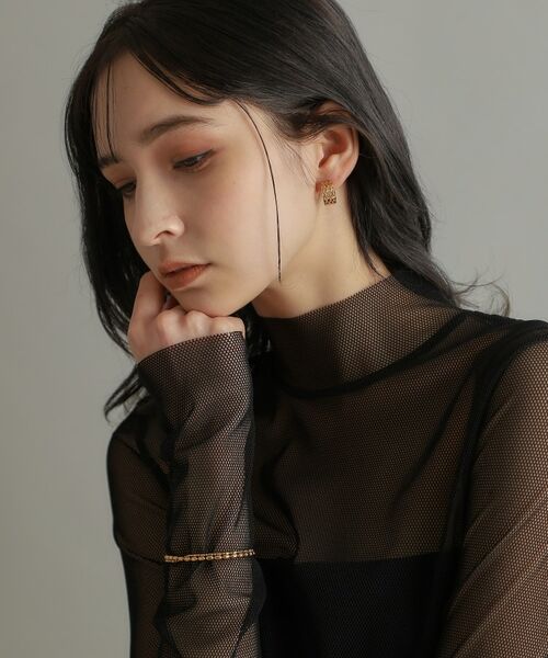 COCOSHNIK ONKITSCH / ココシュニックオンキッチュ ブレスレット・バングル | シルバー コンビネーションチェーン オーバルボール シリンダー ブレスレット GP | 詳細8