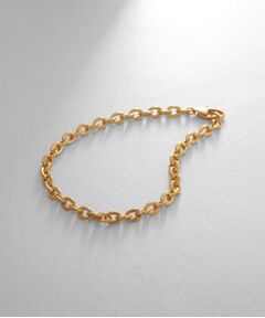 COCOSHNIK ONKITSCH / ココシュニックオンキッチュ ブレスレット・バングル | シルバー デザインチェーン フラットオーバルリンクブレスレット GP