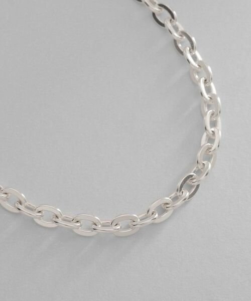 COCOSHNIK ONKITSCH / ココシュニックオンキッチュ ブレスレット・バングル | シルバー デザインチェーン フラットオーバルリンクブレスレット | 詳細2