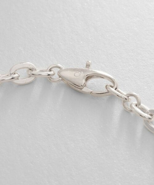 COCOSHNIK ONKITSCH / ココシュニックオンキッチュ ブレスレット・バングル | シルバー デザインチェーン フラットオーバルリンクブレスレット | 詳細3