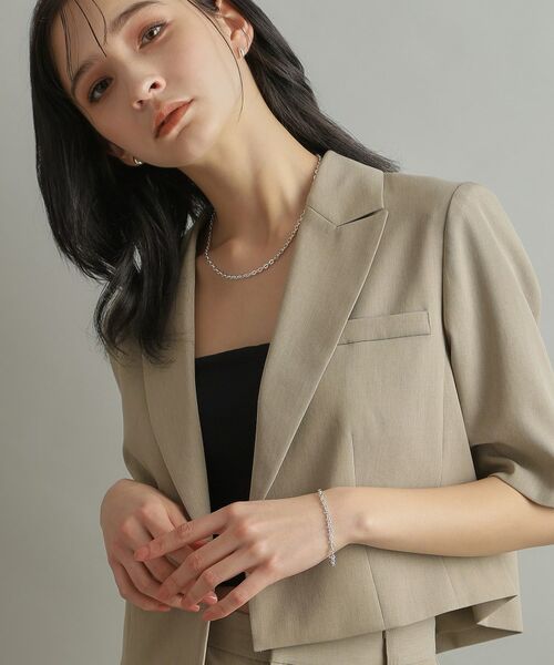 COCOSHNIK ONKITSCH / ココシュニックオンキッチュ ブレスレット・バングル | シルバー デザインチェーン フラットオーバルリンクブレスレット | 詳細7