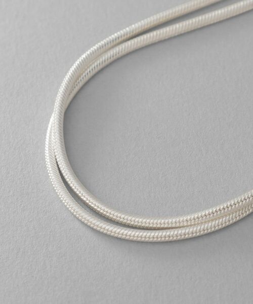 COCOSHNIK ONKITSCH / ココシュニックオンキッチュ ブレスレット・バングル | シルバー スネークチェーン ダブルブレスレット | 詳細2