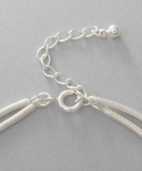 COCOSHNIK ONKITSCH / ココシュニックオンキッチュ ブレスレット・バングル | シルバー スネークチェーン ダブルブレスレット | 詳細4