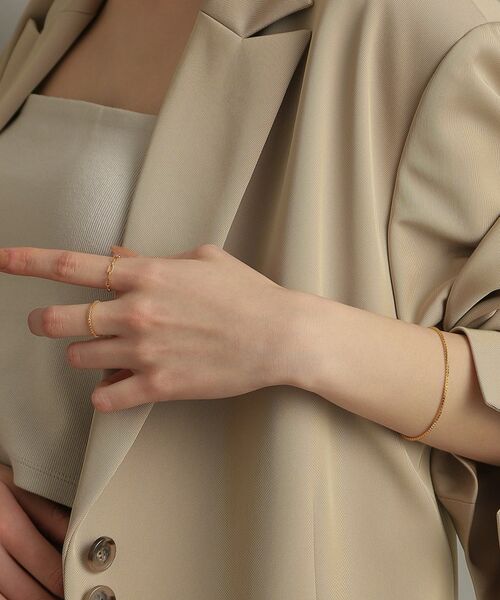 COCOSHNIK ONKITSCH / ココシュニックオンキッチュ ブレスレット・バングル | シルバー デザインチェーン ベネチアンブレスレットＳ GP | 詳細10