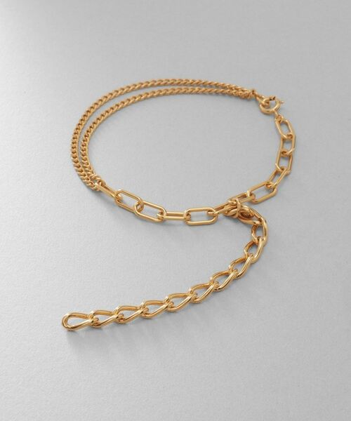 COCOSHNIK ONKITSCH / ココシュニックオンキッチュ ブレスレット・バングル | シルバー ハンギングマルチチェーン ブレスレット GP | 詳細1