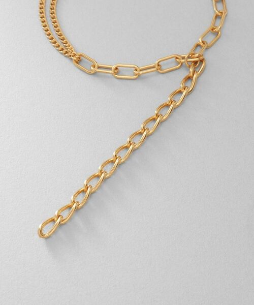 COCOSHNIK ONKITSCH / ココシュニックオンキッチュ ブレスレット・バングル | シルバー ハンギングマルチチェーン ブレスレット GP | 詳細2